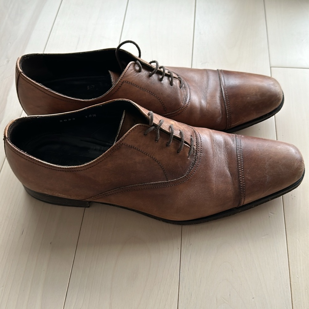 To Boot New York Cognac Cap Toe Oxford